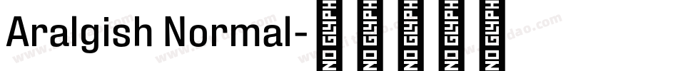 Aralgish Normal字体转换